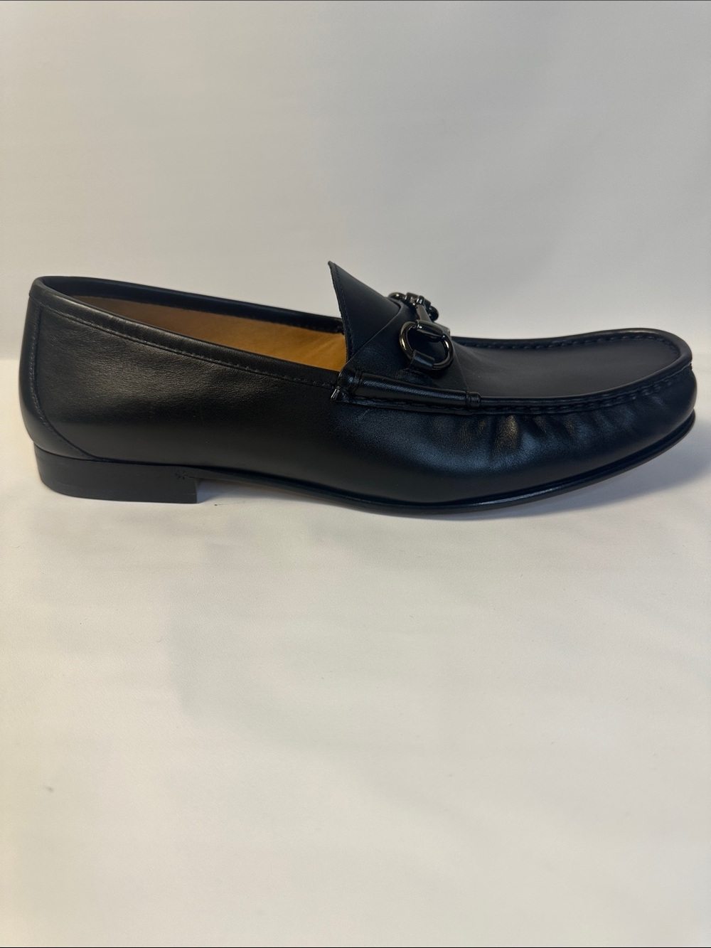Quince Calf Skin Horsebit Leather Loafer Black Leather Men's Bit Loafers